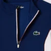 Slim fit tennis sweatshirt for kvinner