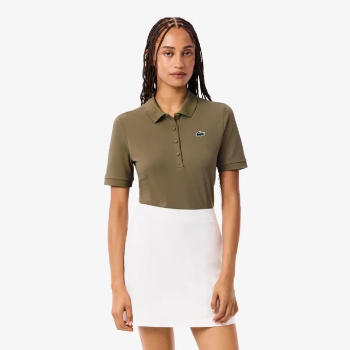Slim fit termoregulerende golfpolo for kvinner