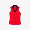 Slim fit Ultra Dry ermeløs tennis-poloskjorte for kvinner