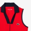 Slim fit Ultra Dry ermeløs tennis-poloskjorte for kvinner