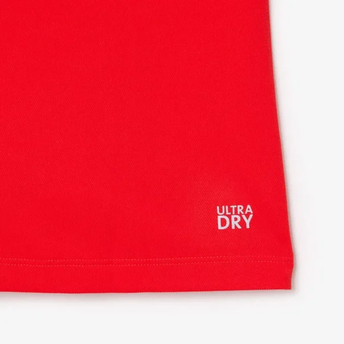 Slim fit Ultra Dry ermeløs tennis-poloskjorte for kvinner