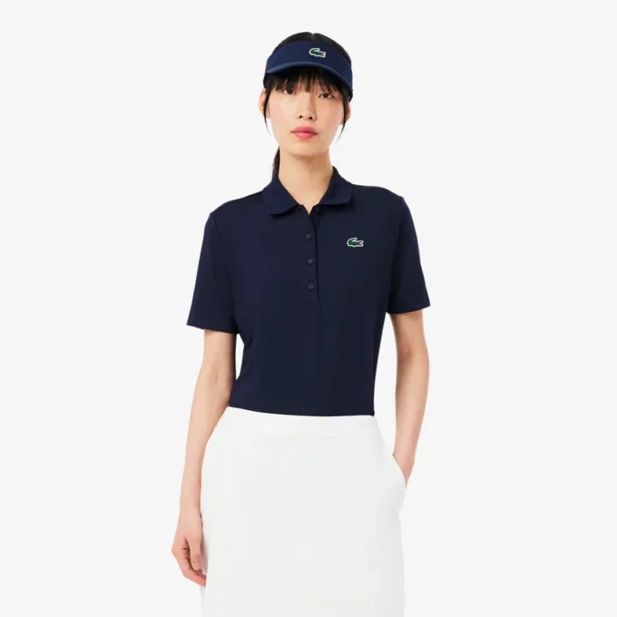 Slim Fit UV-beskyttende stretch-golfpolo