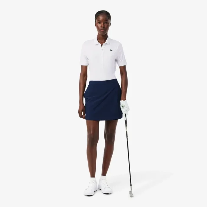 Slim Fit UV-beskyttende stretch-golfpolo