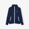 Sport-sweatshirt i interlock-piqué med glidelås