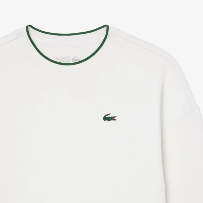Sportssweatshirt for kvinner med kontrastkant
