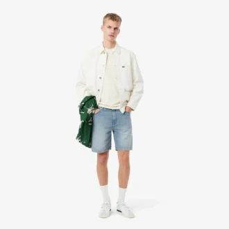 Straight Cut-jeansshorts for menn