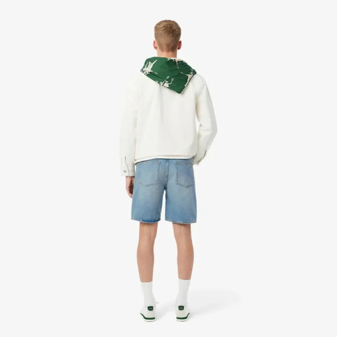 Straight Cut-jeansshorts for menn