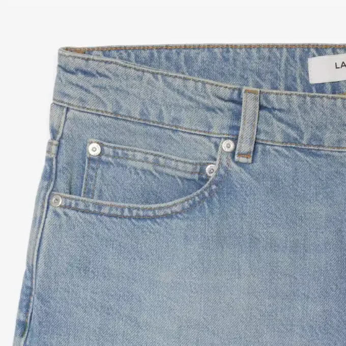 Straight Cut-jeansshorts for menn