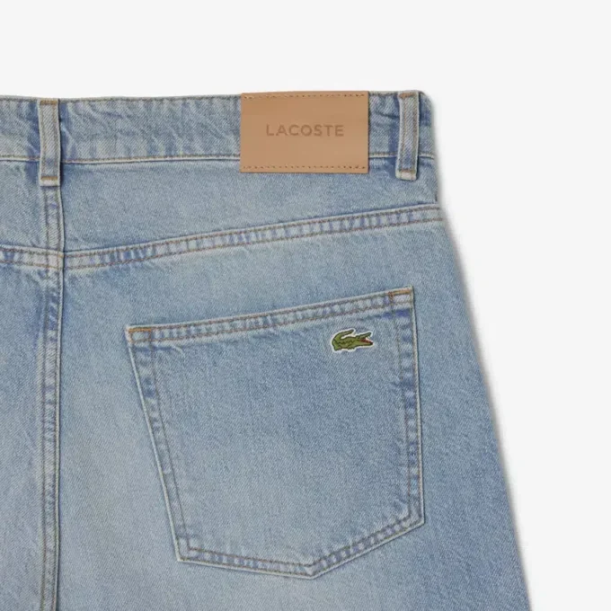 Straight Cut-jeansshorts for menn