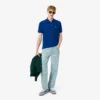 Straight fit-jeans for menn med landskapsmotiv