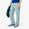 Straight fit-jeans for menn med landskapsmotiv