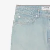 Straight fit-jeans for menn med landskapsmotiv