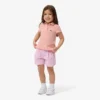 Stretch-bermudashorts i stripet oxford