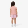 Stretch-bermudashorts i stripet oxford