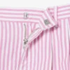 Stretch-bermudashorts i stripet oxford