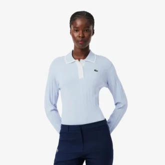 Stretch-golfgenser med polokrage for kvinner