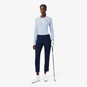 Stretch-golfgenser med polokrage for kvinner