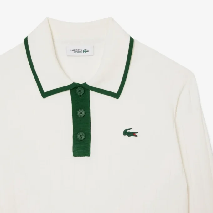 Stretch-golfgenser med polokrage for kvinner