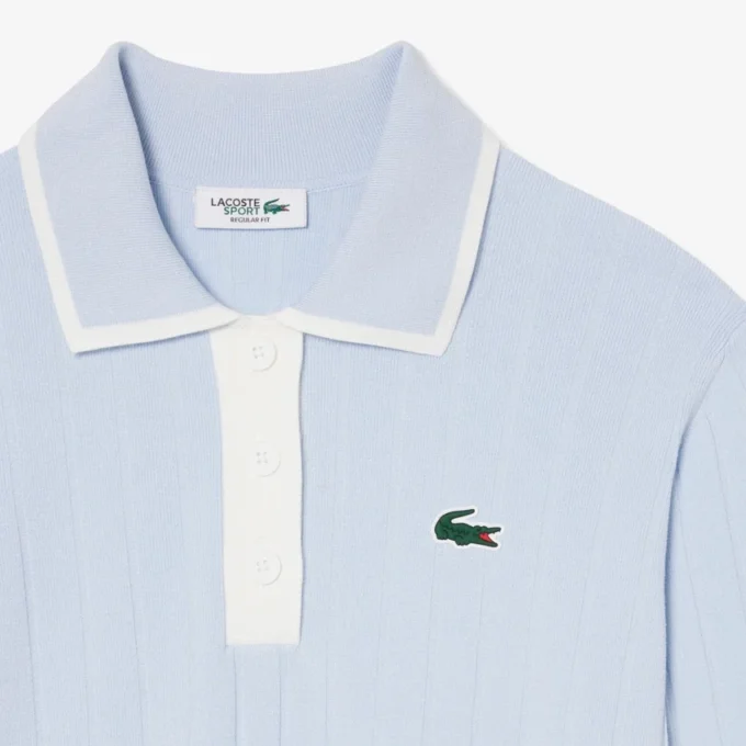 Stretch-golfgenser med polokrage for kvinner