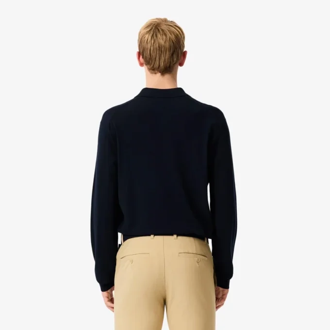 Stretch-golfgenser med polokrage for menn