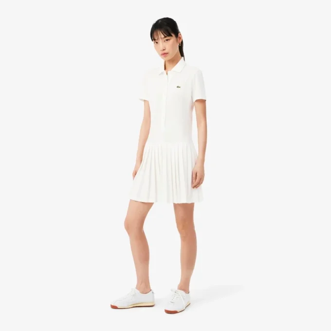 Stretch Piqua plissert pologensere