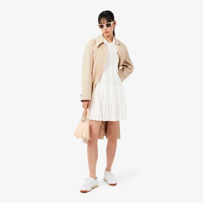 Stretch Piqua plissert pologensere