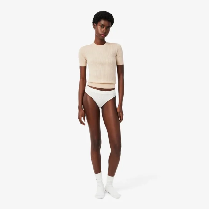 Stretch-stringtruse i pointelle