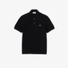 Strikket polo med klassisk passform