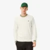 Stripet bomullsjerseygenser for menn