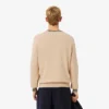 Stripet bomullsjerseygenser for menn