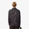 Stripet Lyocell-skjorte med avslappet passform for menn