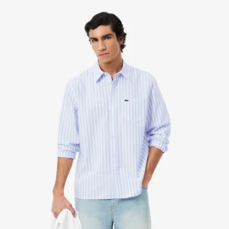 Stripet Oxford-skjorte i regular fit for menn