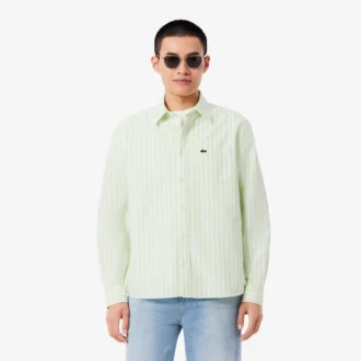 Stripet Oxford-skjorte i regular fit for menn