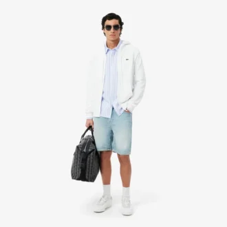Stripet Oxford-skjorte i regular fit for menn