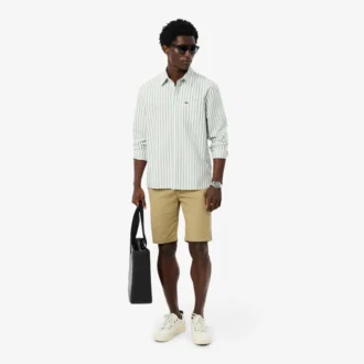 Stripet Oxford-skjorte i regular fit for menn