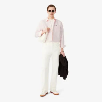 Stripet Oxford-skjorte i regular fit for menn