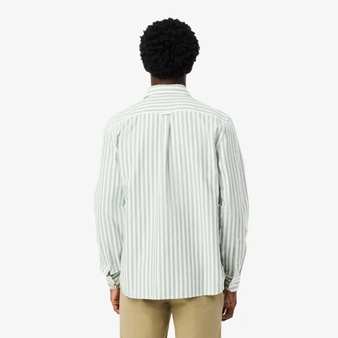Stripet Oxford-skjorte i regular fit for menn