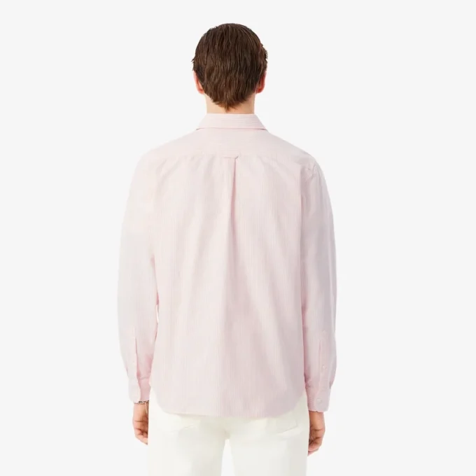 Stripet Oxford-skjorte i regular fit for menn