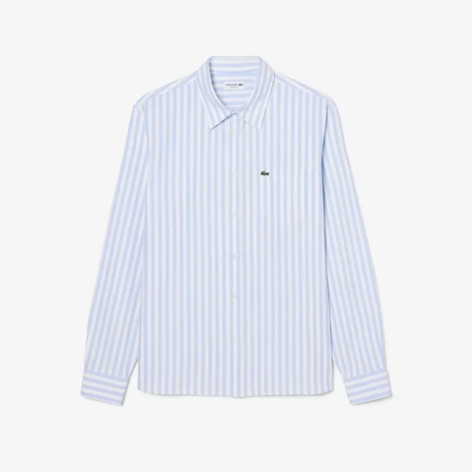 Stripet Oxford-skjorte i regular fit for menn