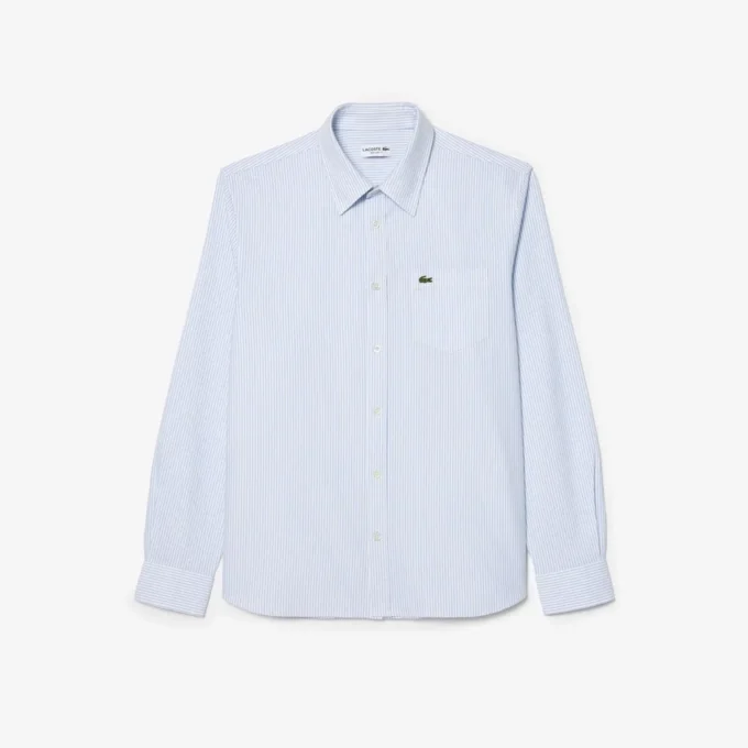Stripet Oxford-skjorte i regular fit for menn