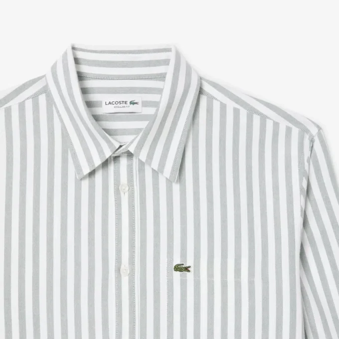 Stripet Oxford-skjorte i regular fit for menn