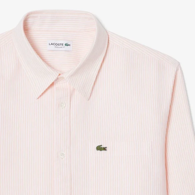 Stripet Oxford-skjorte i regular fit for menn
