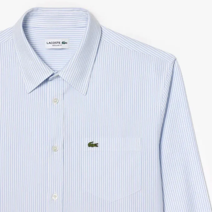 Stripet Oxford-skjorte i regular fit for menn