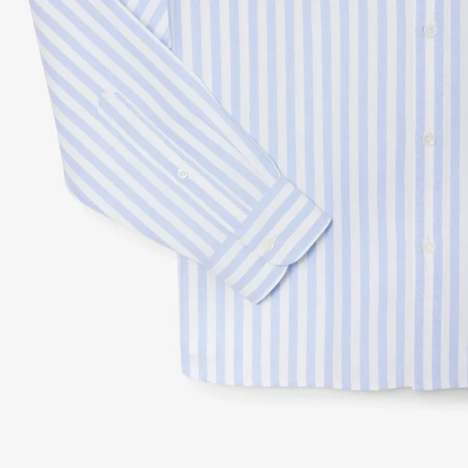 Stripet Oxford-skjorte i regular fit for menn