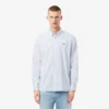 Stripet pinpoint-skjorte i regular fit for menn