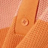 Stripet polo-genser i mesh