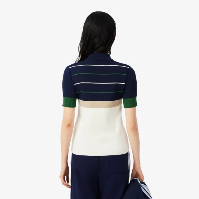 Stripet pologenser for kvinner, produsert i Frankrike
