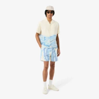 Stripet poplin-jockeycap