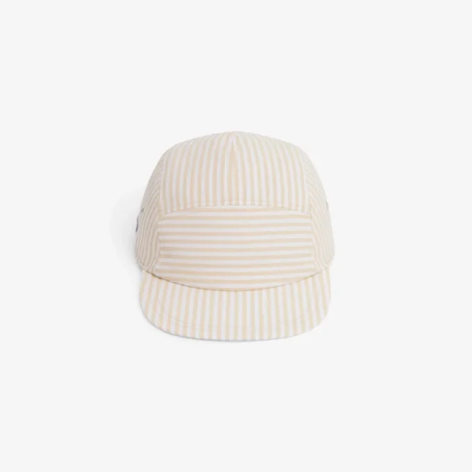 Stripet poplin-jockeycap