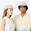 Stripet poplin-jockeycap